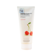 菲诗小铺（THE FACE SHOP） 洗面奶女清洁温和舒缓干皮草本泡沫洁面膏男 樱桃170g-提亮肤色