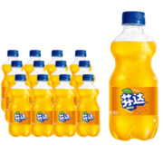 芬达 Fanta 橙味 碳酸饮料 300ml*12瓶 整箱年货装随机发货