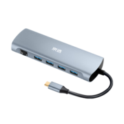 京选 京东自有品牌 Type-C十一合一扩展坞 适用于苹果华为MacBook笔记本USB-C转HDMI分线器VGA适用4K转接头