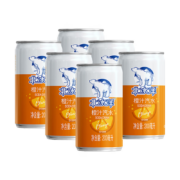 京东PLUS：北冰洋橙汁汽水碳酸饮料果汁饮品迷你罐便携装 200ml*6听*2件