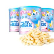 小鹿蓝蓝 婴儿泡芙条芝士味 3罐+赠1罐