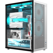 小喆优品( zzaw) 小喆C1S 全铝MATX/ITX机箱ATX电源高塔风冷3060显卡TypeC水冷侧透游戏组装台式机电脑小机箱