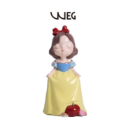 维格列艺术 周双 蓝色蜗牛 童话系列 潮流艺术创意桌面办公室摆件生日女友家居装饰摆件结婚乔迁礼物 白雪公主