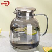 青苹果 玻璃冷水壶烟灰色 1.8L