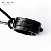 NOMOS 诺莫斯 日晷指环黑色吊坠