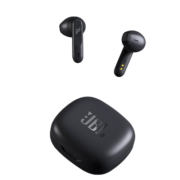JBL WAVE FLEX 真无线蓝牙耳机 半入耳式音乐耳机 通话降噪运动防汗苹果安卓手机带麦游戏耳机 暗夜黑