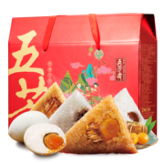 五芳斋中华老字号 端午节粽子礼盒嘉兴肉粽子礼品礼物棕子蛋黄肉粽 五芳悦情1360克(蛋粽礼盒)