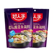 好人家 老坛酸菜鱼调料包 220g*2袋
