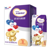 布瑞弗尼幼儿配方液态奶/水奶200ml*6支3段奶粉液体奶粉儿童奶法国进口