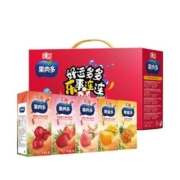 汇源 果肉多复合果汁饮料礼盒 1L*5盒 赠气泡水420ml*6瓶