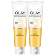 玉兰油（OLAY） 玉兰油洗面奶乳液透亮洁面乳清洁毛孔清爽滋润控油保湿男女通用 两支装