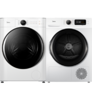 需购券、618预售、PLUS会员：Midea 美的 MG100V70WD5+MH100VTH707WY-T05S 热泵式洗烘套装