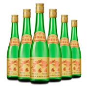 西凤酒 黄标高脖绿瓶 凤香型白酒 55度 500ml*6瓶 整箱装 新老包装 整箱