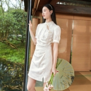 3COLOUR 三彩 女士改良旗袍裙 D372I1021L1002