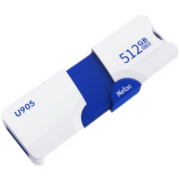 朗科（Netac） U盘高速USB3.0大容量商务办公存储系统闪存盘车载电脑两用优盘 U905 512G 白色伸缩