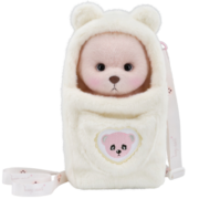 莉娜熊（TeddyTales）毛绒玩具情人节520生日礼物女送女友云朵奶盖小崽包嫩粉色礼盒
