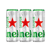 概率券:喜力星银（Heineken Silver）啤酒500ml*3听