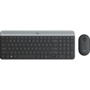 罗技（Logitech） MK470 无线办公键鼠套装 全尺寸超薄鼠标键盘 带无线2.4G接收器 黑色