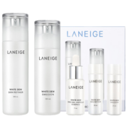 兰芝(LANEIGE) 水乳套装礼盒 水库凝肌 保湿补水 男士臻白晶透水衡水乳 臻白晶透水乳礼盒5件套