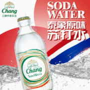 88VIP！Chang 象牌 无糖气泡水苏打水 325ml*24瓶