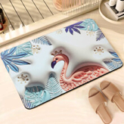 WELLSH 五十夜 3d视感软硅藻泥吸水垫 40*60cm