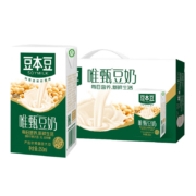 京喜：豆本豆原味植物蛋白奶250ml*16盒整箱营养早餐奶原味豆浆
