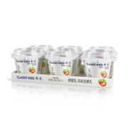 卡士（CLASSY.KISS）草莓果粒鲜酪乳 100g*6杯 低温酸奶酸牛奶风味发酵乳