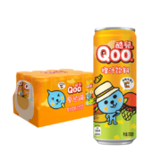 限地区：美汁源 酷儿 Qoo 橙味果汁饮料 310ml*12罐 *2件 【赠怡泉苏打水330毫升*16罐】