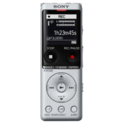 索尼（SONY） ICD-UX570F智能降噪录音笔 商务学习专业线性录音棒 便携FM调频广播 银色 4GB 降噪升级款