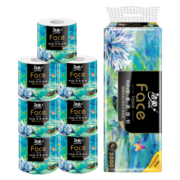 洁柔卷纸Face艺术油画卫生纸纸巾4层加厚200克有芯厕纸擦手纸巾 【油画系列】4层200克10卷