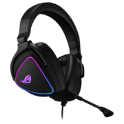 618预售：ROG 玩家国度 Delta S 耳罩式头戴式有线游戏耳机 黑色
