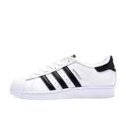 ADIDASAdidas阿迪达斯三叶草金标贝壳头运动休闲鞋 大童 FU7712 38