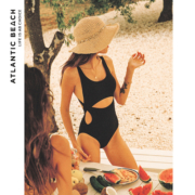 【先加购享赠品！】atlanticbeach23'S 层次拼接遮肉性感连体泳衣