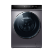 需购券、618预售、PLUS会员：Haier 海尔 晶彩系列 EG100HMATE7SU1 洗烘一体机 10kg 星韵银