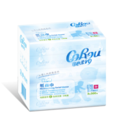 可心柔（COROU）V9婴儿抽纸保湿纸餐巾纸3层60抽5包柔纸巾云柔巾乳霜纸新生儿