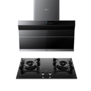 新品预售、PLUS会员：Midea 美的 顶侧双吸超薄油烟灶 AC7+Q70 抽油烟机灶具套装