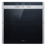 西门子（SIEMENS）100升家用消毒柜碗柜 二星级嵌入式立式碗筷消毒柜 除菌 HS363500W