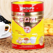 梁丰传统乐口福800g罐装80后怀旧记忆零食浓香可可味老麦乳精干吃