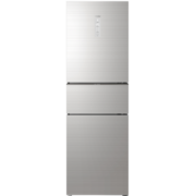 Haier/海尔冰箱三门255升变频风冷无霜家用电冰箱 干湿分储一级能效BCD-255WDCI玻璃 三门干湿分储母婴冰箱 匠心工艺