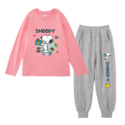 SNOOPY 史努比 儿童休闲短袖防蚊裤套装