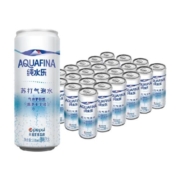百事可乐纯水乐AQUAFINA苏打气泡水0糖0脂0卡汽水细长罐330ml*24