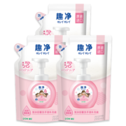 狮王（Lion）趣净泡沫洗手液抑菌洗手液水润爽肤香型200ml*3袋装原装进口