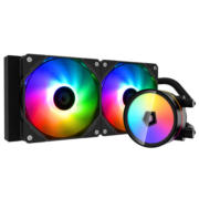 ID-COOLING ZOOMFLOW 240 XT 高效能5V幻彩同步ARGB一体式水冷散热器 240冷排多平台扣具