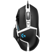 PLUS会员：logitech 罗技 G502 HERO 熊猫特典版 电竞游戏有线鼠标 RGB