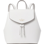 凯特丝蓓 KATE SPADE 奢侈品 女士织物配皮双肩包白色WKR00345 157 白色