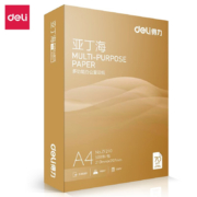 概率券：得力（deli） 办公室口碑优选 打印机复印纸打印纸 A4 单包/500张 常规70g 亚丁海