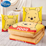 PLUS会员：Disney 迪士尼 多功能抱枕被二合一 维尼熊