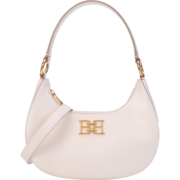 巴利（BALLY）女士手提单肩斜挎包腋下包骨白色迷你款 BLEYR 102 6300040