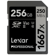 31号20点：Lexar 雷克沙 1667X Pro SD存储卡 256GB（UHS-II、V60、U3）