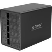 奥睿科（ORICO）磁盘阵列硬盘柜多盘位3.5英寸USB3.0 SATA机械硬盘移动外置盒子raid存储 全铝四盘位9548RU3